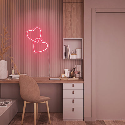 Mini Heart Lock LED Neon Signs Led Neon Lighting
