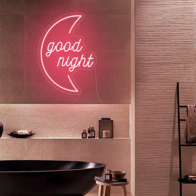 Good Night Neon Signs Led Neon Light Bedroom Wall Hanging