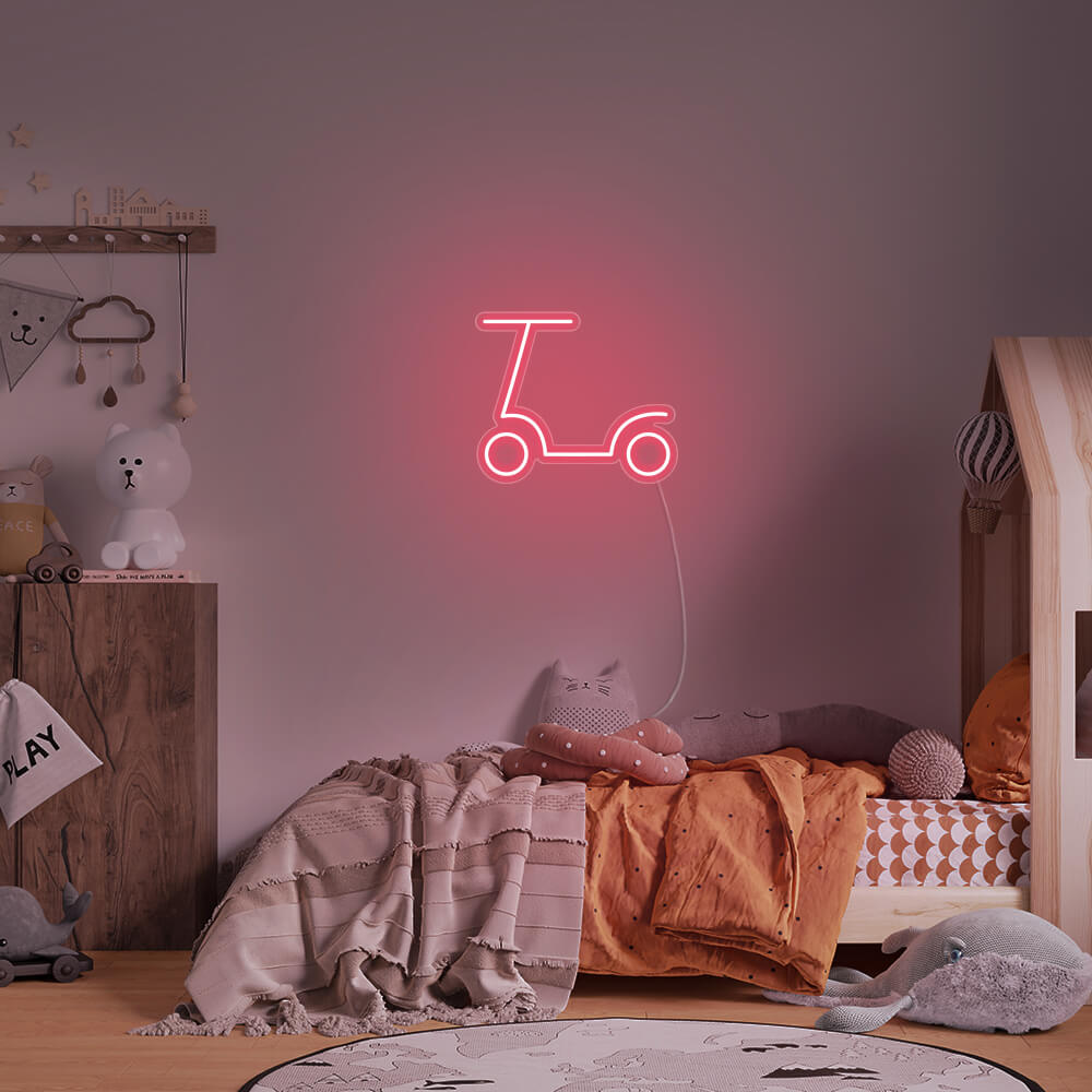 Mini Scooter LED Neon Signs Led Neon Lighting
