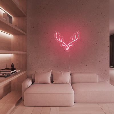 Christmas Reindeer Elk Deer Neon Signs Led Neon Lighting