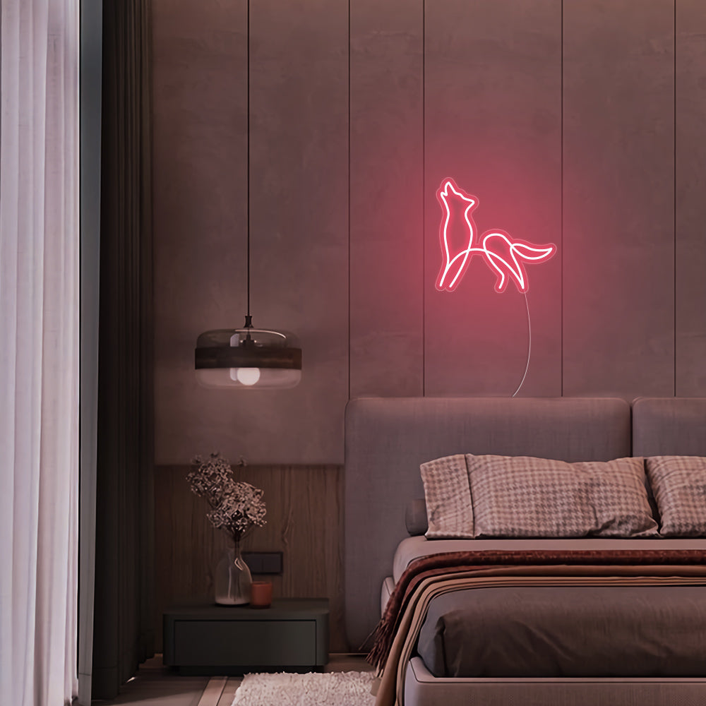 Mini Wolf LED Neon Signs Led Neon Lighting
