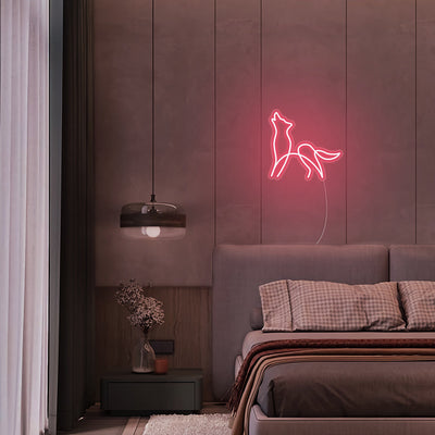 Mini Wolf LED Neon Signs Led Neon Lighting