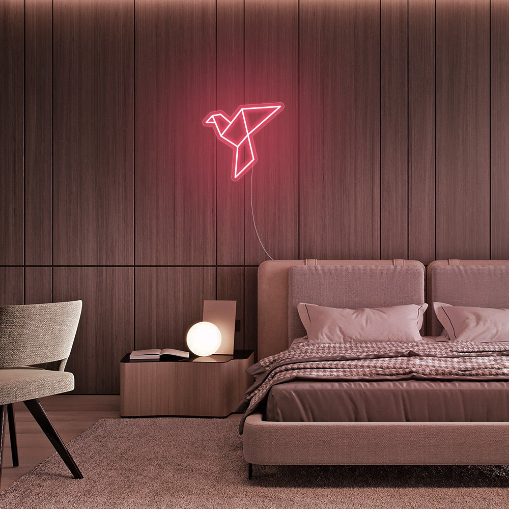 Mini Paper Crane LED Neon Signs Led Neon Lighting