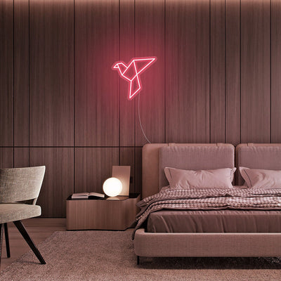 Mini Paper Crane LED Neon Signs Led Neon Lighting