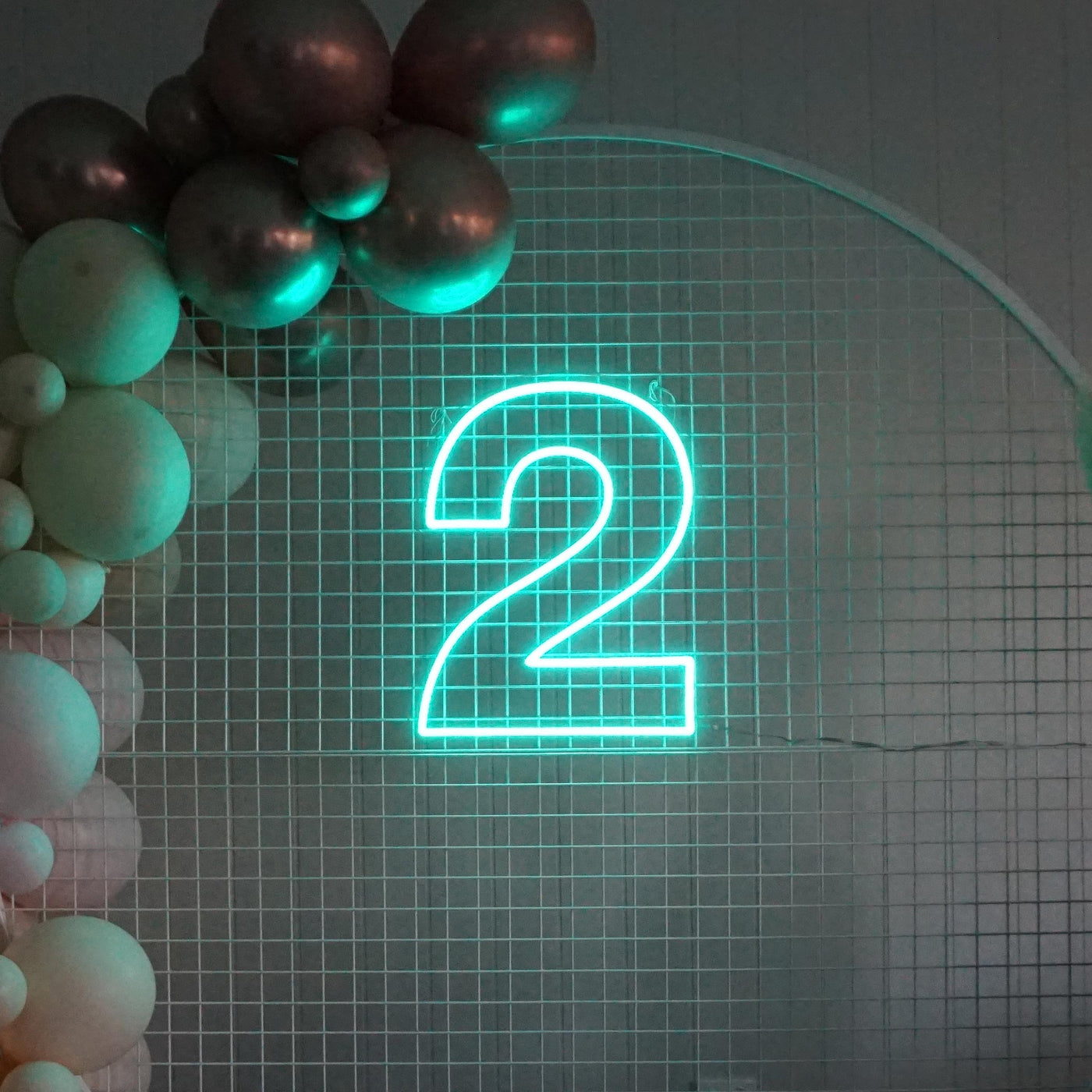 Two 2nd Year Birthday Neon Signs Birthday Party Led Neon Lighting Decoration