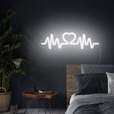 Heartbeat Neon Signs Led Neon Light Room Decoration