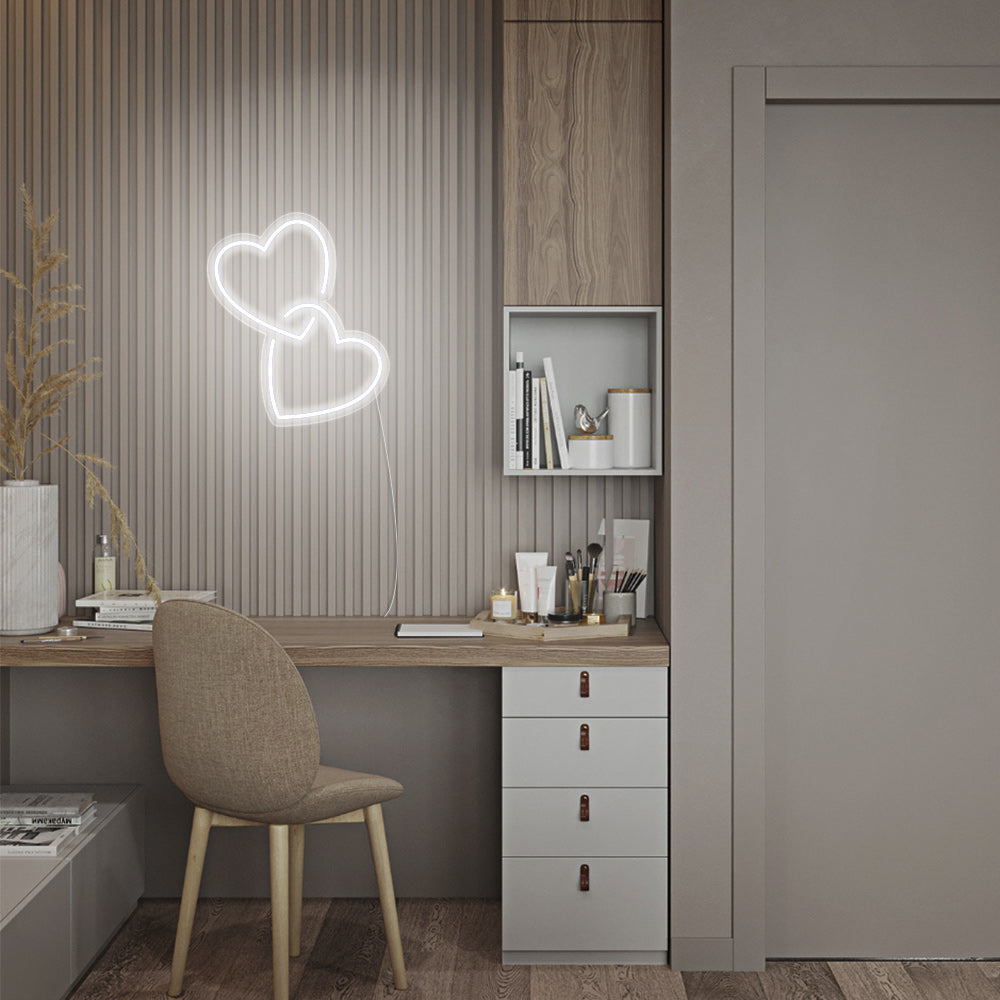Mini Heart Lock LED Neon Signs Led Neon Lighting