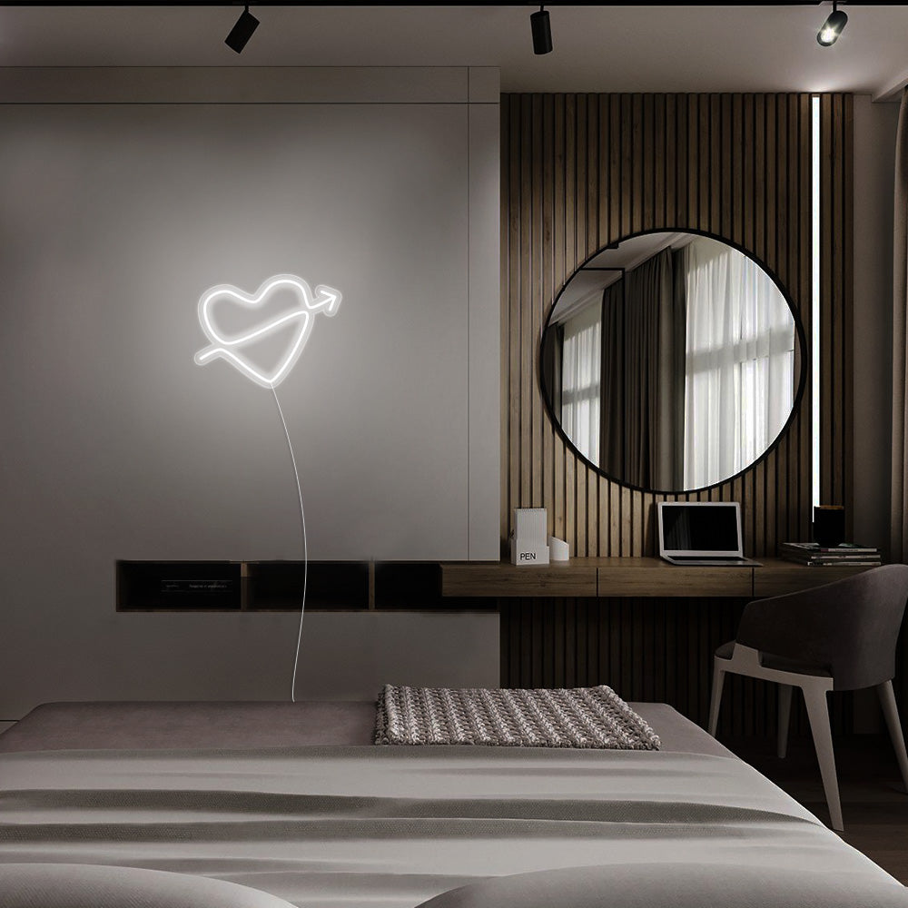Mini Heart with Arrow LED Neon Signs Led Neon Lighting