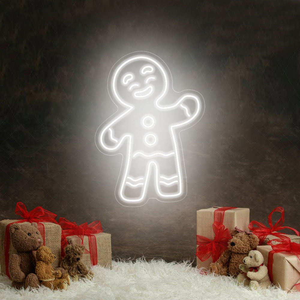 Christmas Snowman Gingerbread Man Neon Signs Led Neon Lighting