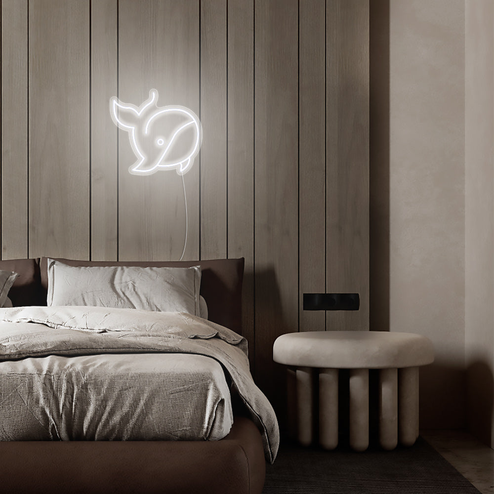 Mini Whale LED Neon Signs Led Neon Lighting