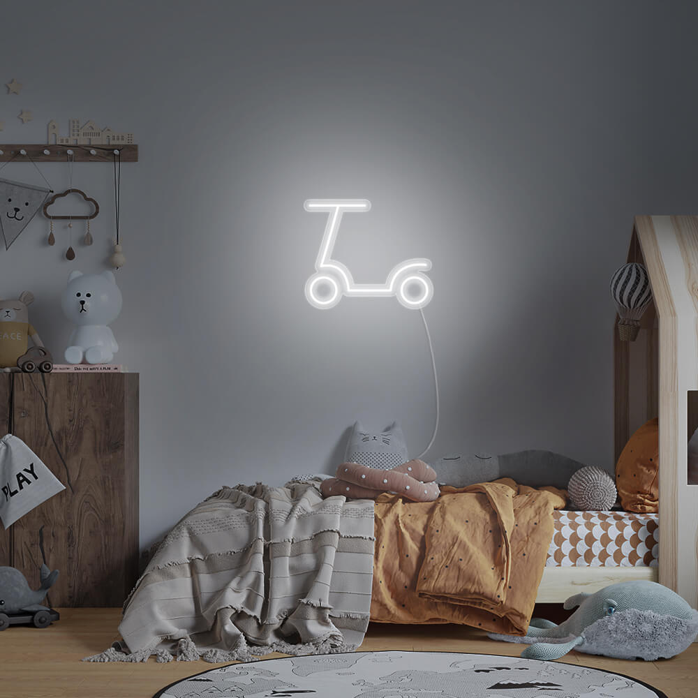 Mini Scooter LED Neon Signs Led Neon Lighting