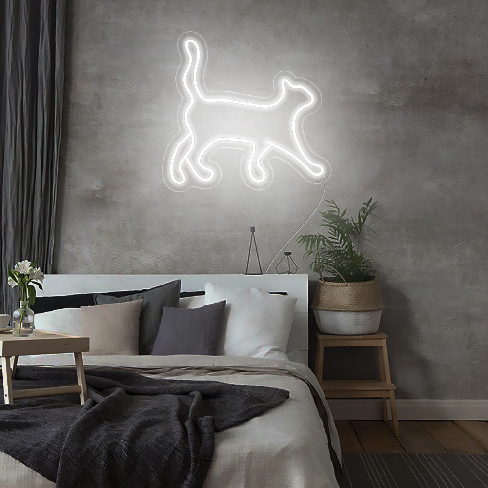 Cat Neon Signs Led Neon Light Pet Room Decoration