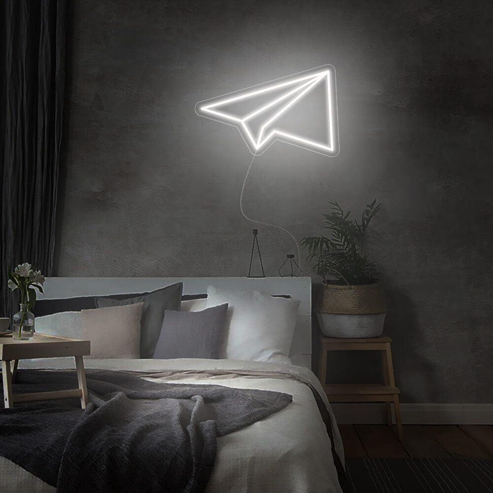 Mini Paper Plane LED Neon Signs Led Neon Lighting