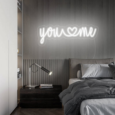 you love me Neon Signs with Love Heart Led Neon Light