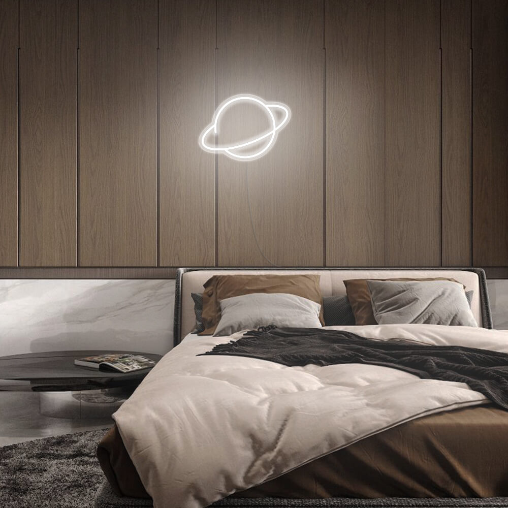 Mini Saturn Planet Saturn LED Neon Signs Led Neon Lighting