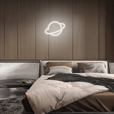 Mini Saturn Planet Saturn LED Neon Signs Led Neon Lighting