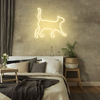 Cat Neon Signs Led Neon Light Pet Room Decoration