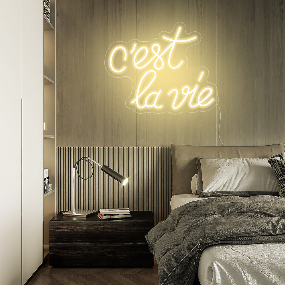 C'est la vie Neon Signs Movie Led Neon Lighting