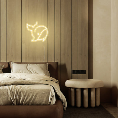 Mini Whale LED Neon Signs Led Neon Lighting