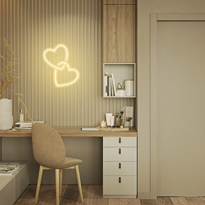 Mini Heart Lock LED Neon Signs Led Neon Lighting