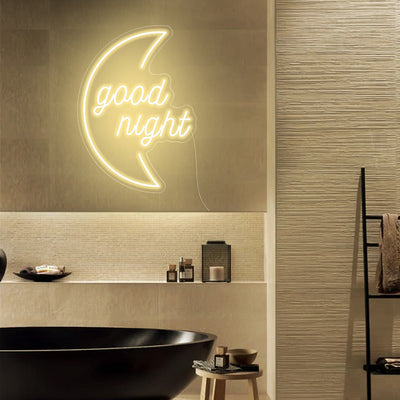 Good Night Neon Signs Led Neon Light Bedroom Wall Hanging