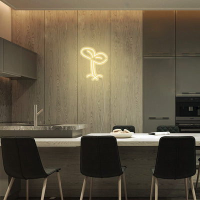 Mini Sprout Seed LED Neon Signs Led Neon Lighting