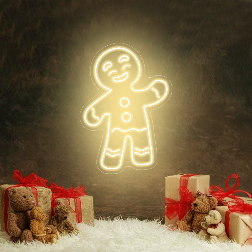 Christmas Snowman Gingerbread Man Neon Signs Led Neon Lighting