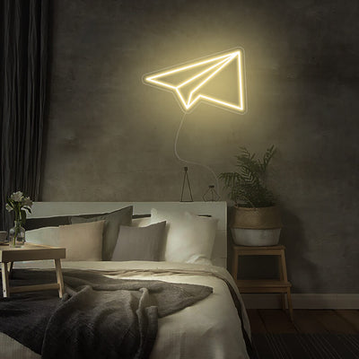 Mini Paper Plane LED Neon Signs Led Neon Lighting
