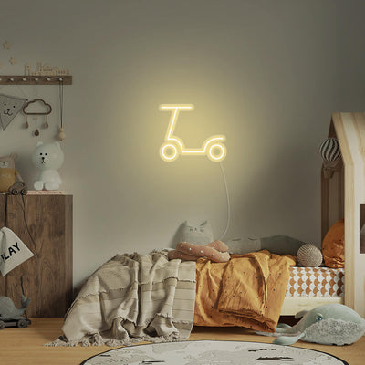 Mini Scooter LED Neon Signs Led Neon Lighting