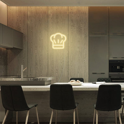Mini Chef Hat LED Neon Signs Led Neon Lighting