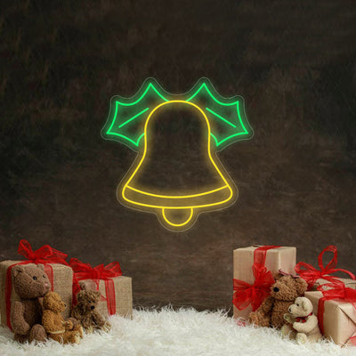Christmas Bell Neon Sign Led Neon Light Wall Hanging