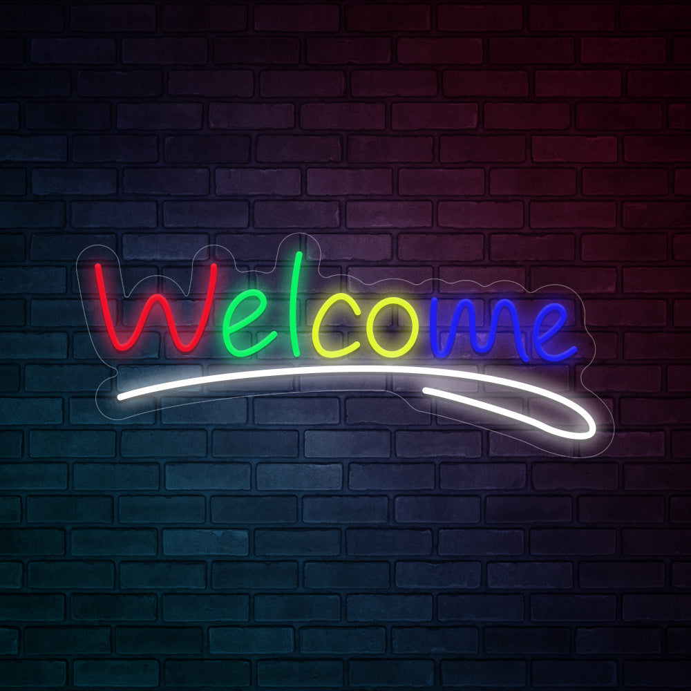 Welcome Neon Signs Led Neon Lighting
