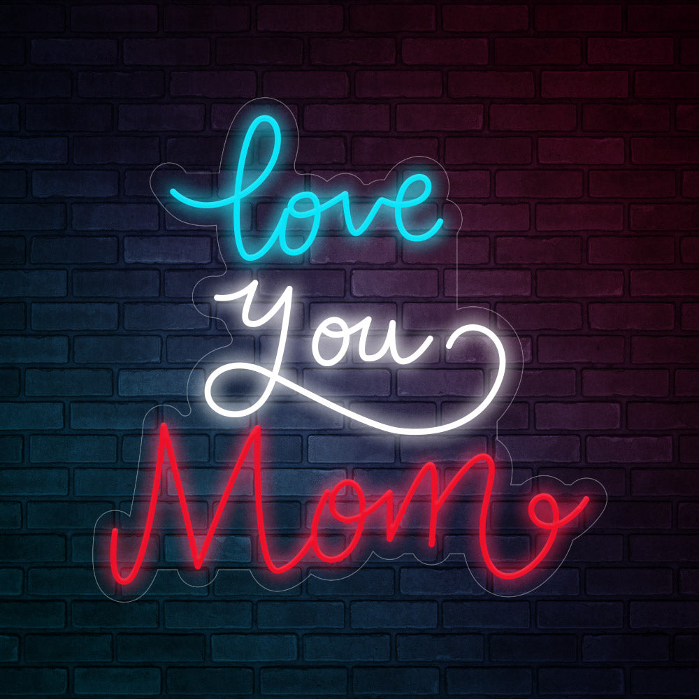 Love you Mom Neon Signs Led Neon Lighting -1