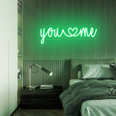 you love me Neon Signs with Love Heart Led Neon Light