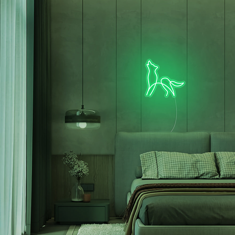 Mini Wolf LED Neon Signs Led Neon Lighting
