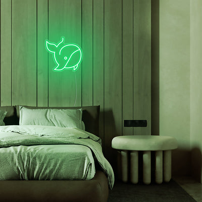 Mini Whale LED Neon Signs Led Neon Lighting