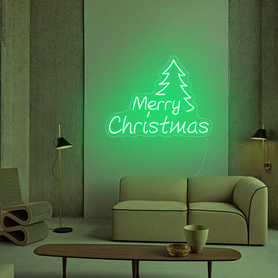 Christmas Tree Neon Signs Led Neon Lighting - Merry Christmas Neon Signs Led Neon Lighting