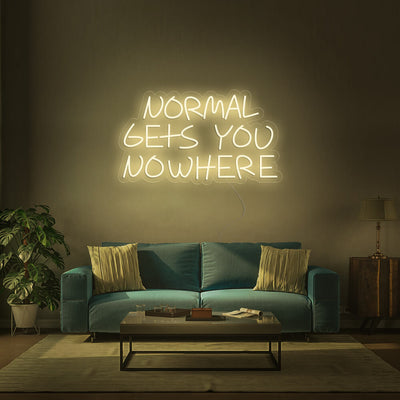 NORMAL GETS YOU NOWHERE Neon Signs Led Neon Light Home Decoration