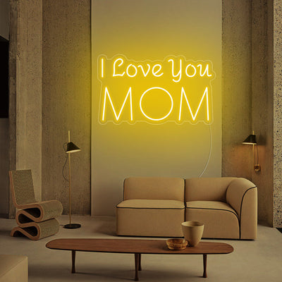 I Love you MOM Neon Signs Led Neon Lighting