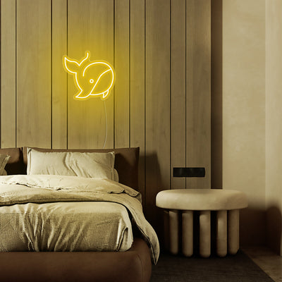 Mini Whale LED Neon Signs Led Neon Lighting