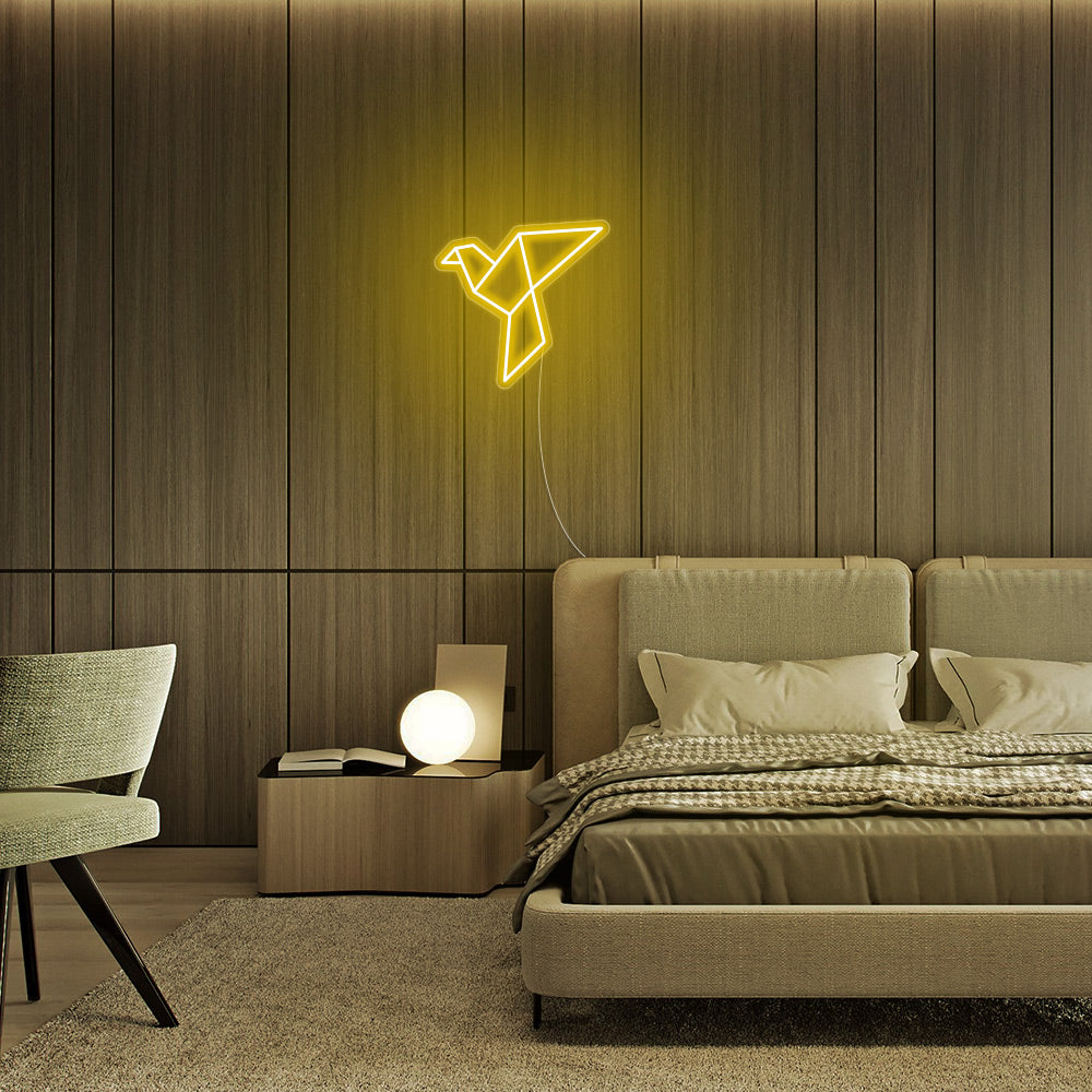 Mini Paper Crane LED Neon Signs Led Neon Lighting