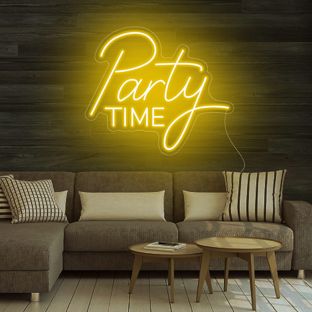 Party TIME Neon Signs Led Neon Light Party Decoration