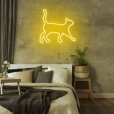 Cat Neon Signs Led Neon Light Pet Room Decoration