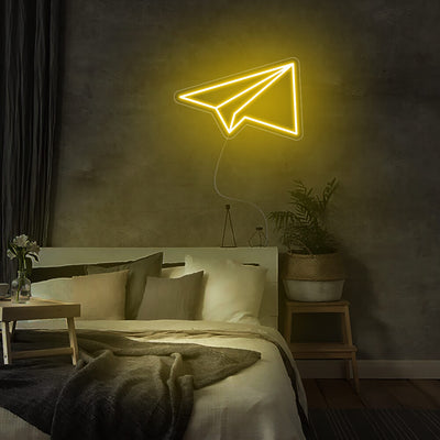Mini Paper Plane LED Neon Signs Led Neon Lighting