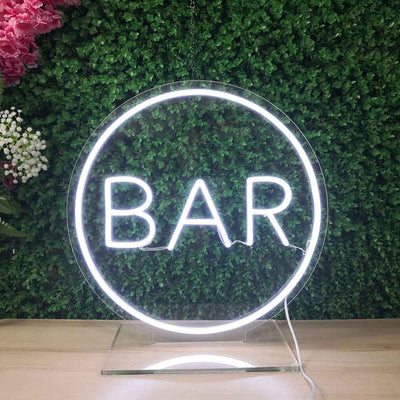 Bar Sign Neon Sign Wedding Event Party Desktop Neon Sign