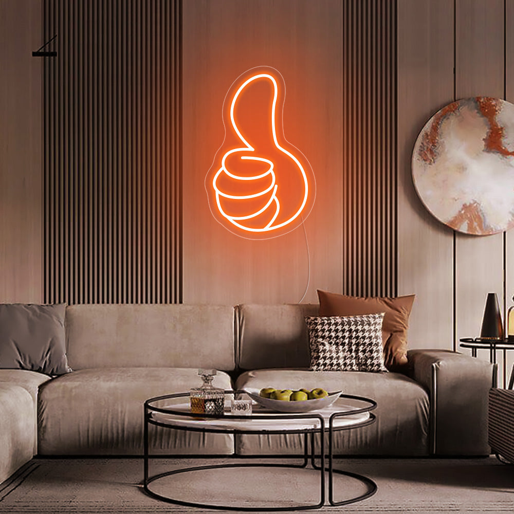 Thumbs up Neon Signs Led Neon Lighting