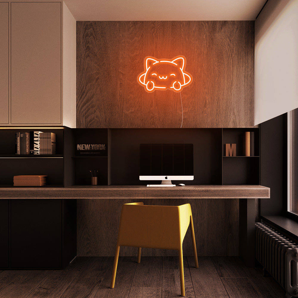 Mini Smile Cat LED Neon Signs Led Neon Lighting