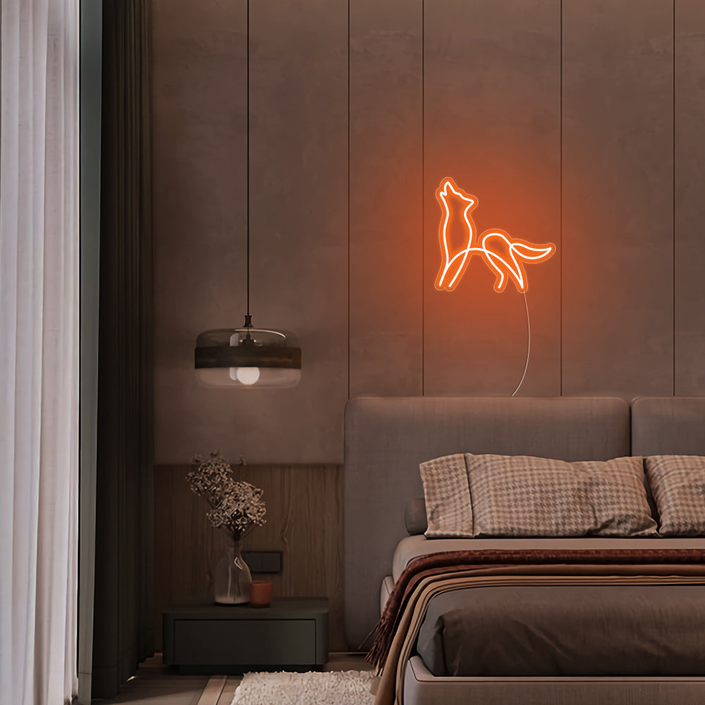 Mini Wolf LED Neon Signs Led Neon Lighting
