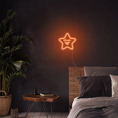 Mini Smile Star LED Neon Signs Led Neon Lighting