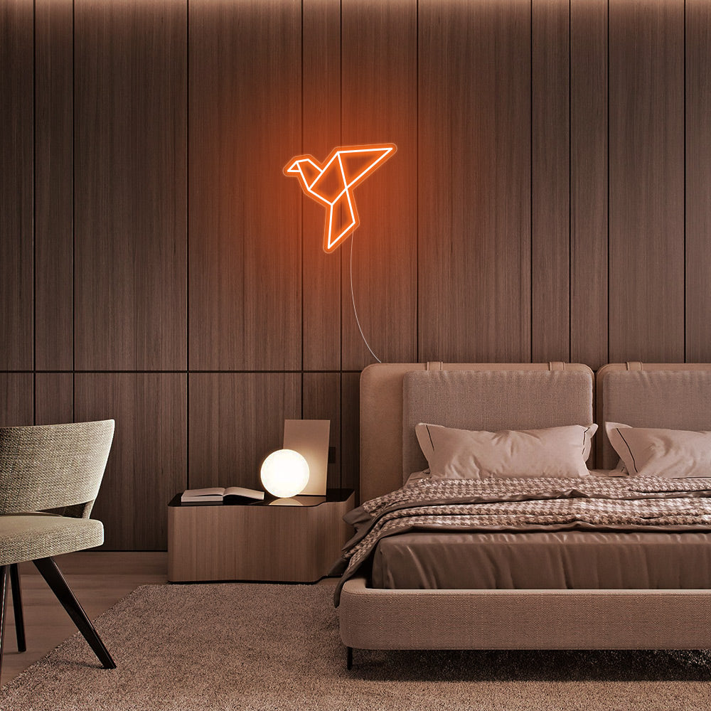 Mini Paper Crane LED Neon Signs Led Neon Lighting